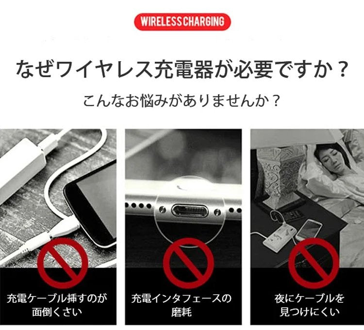 すべてのスマホ対応ワイヤレス充電器楽チンチェアスタンドデスク横縦両用ドラマ鑑賞用拡声機能急速充電対応