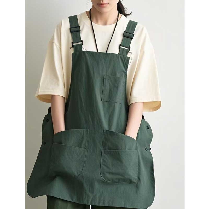 【2枚購入10%OFF】エプロン人気NO.1 男女兼用 カフェ エプロン 前掛け おしゃれ 人気 エプロン 前後2way 便利