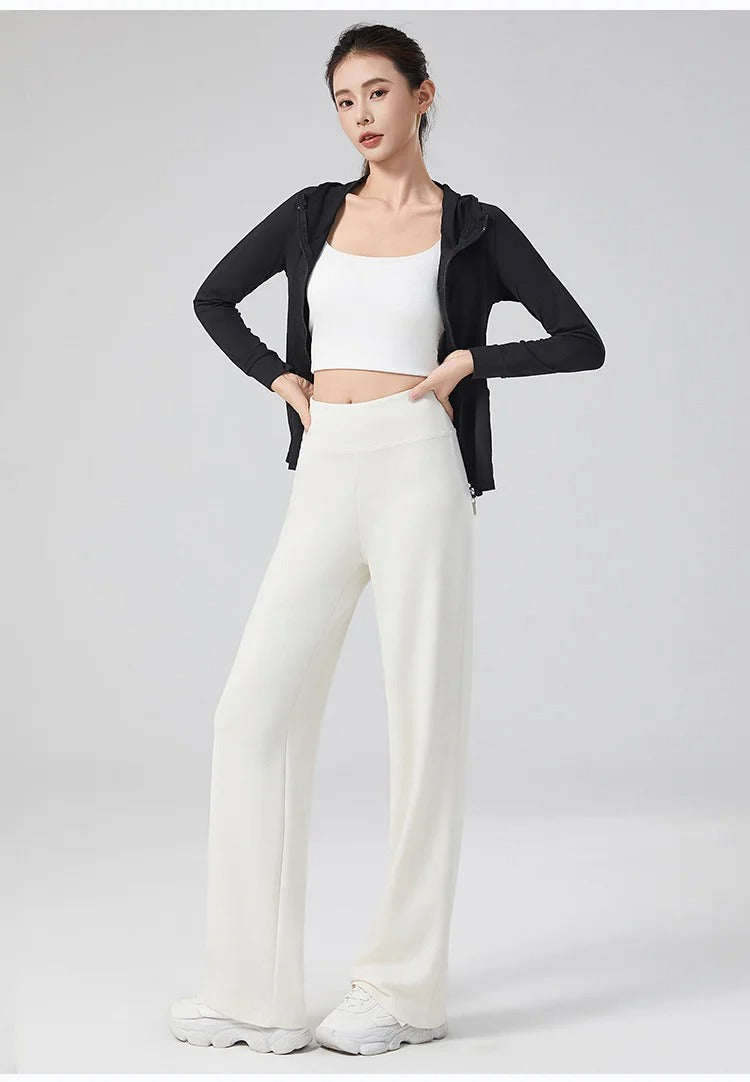 【神パンツ降臨】ハイウエスト美脚ストレートパンツ、履いた瞬間、-5kg見え!