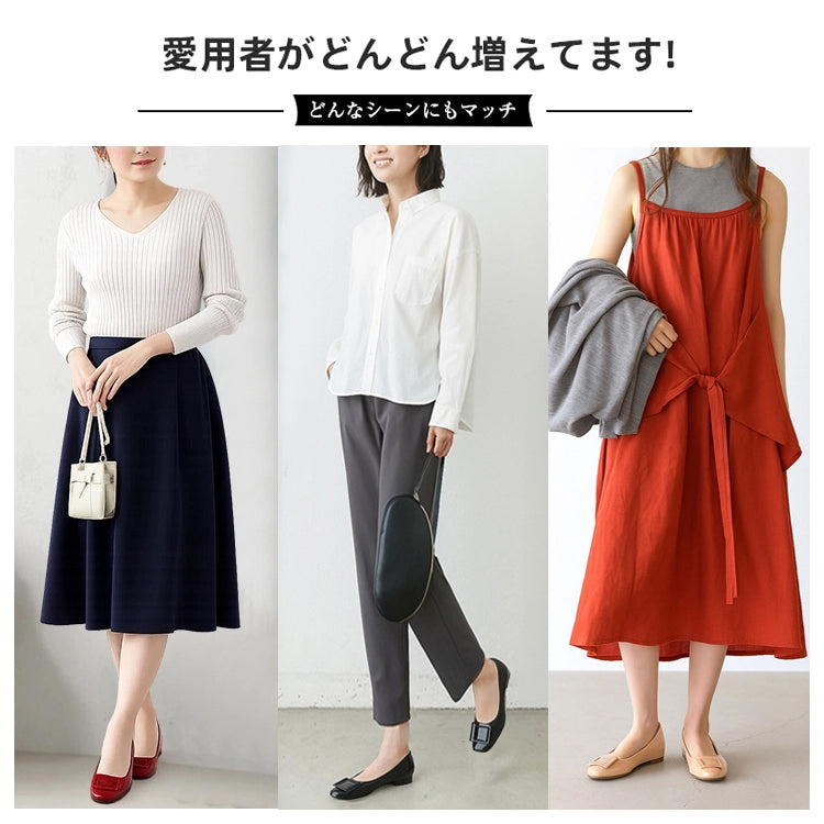 [Highly reviewed] Buckle pumps, patent leather pumps, heels, comfortable to wear 