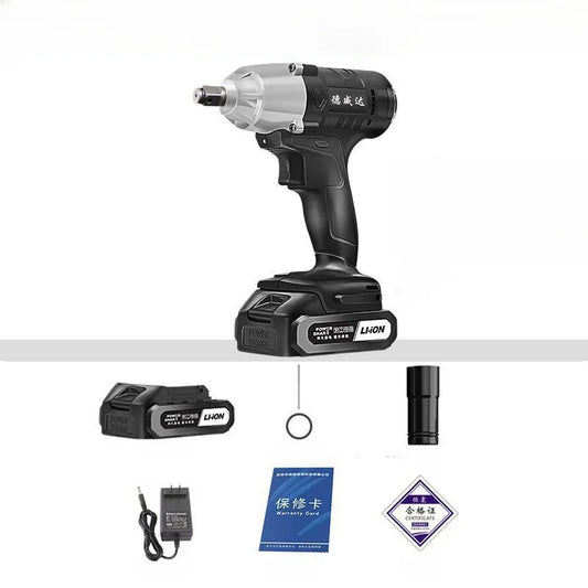 大トルク対応 リチウムバッテリー電動レンチ | 高速締め付け 工事・DIY・自動車整備用