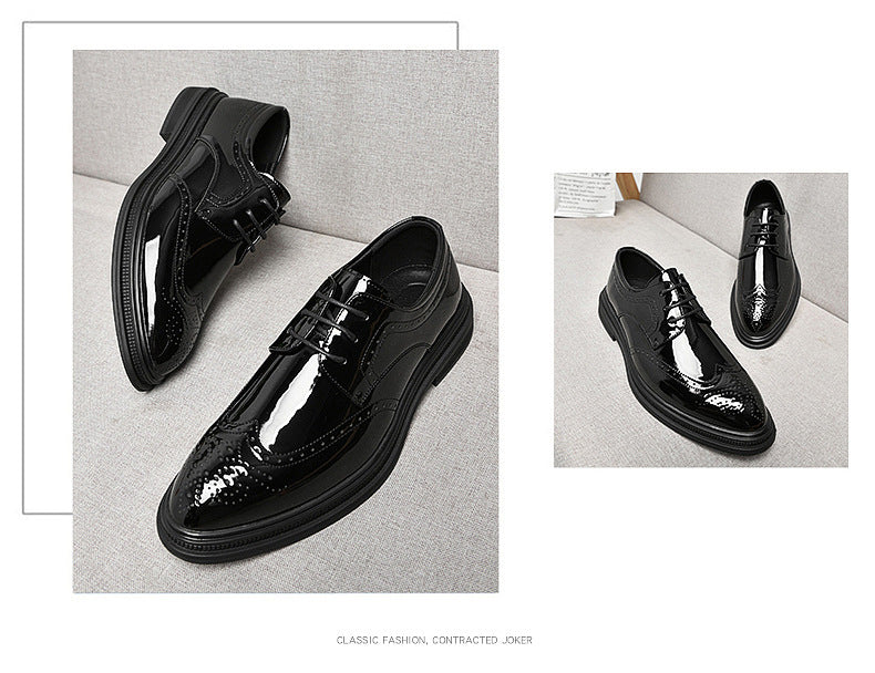 【メンズ】フォーマル レースアップ シューズ、スタイリッシュ カジュアル シューズ、ストリートウェアに最適。ラウンドトゥとソールが特徴。オールシーズン対応。ハイキング、アウトドアアクティビティ、普段使いに最適。