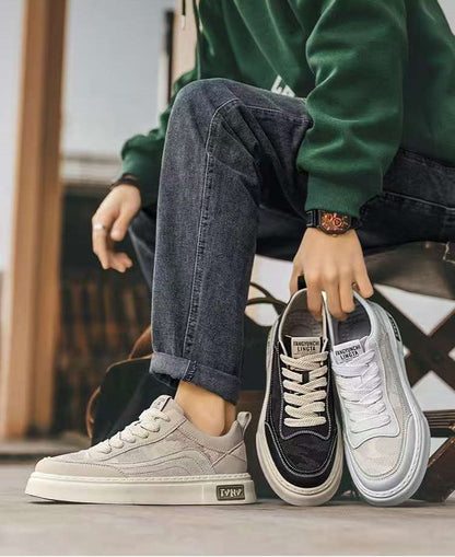 キャンバス メンズシューズ 秋用 通気性 防臭 ブラッククロスシューズ 人気迷彩スニーカー 滑り止め 身長アップ カジュアルスポーツ トレンドシューズ