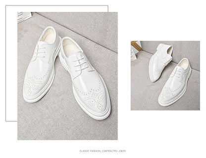 【メンズ】フォーマル レースアップ シューズ、スタイリッシュ カジュアル シューズ、ストリートウェアに最適。ラウンドトゥとソールが特徴。オールシーズン対応。ハイキング、アウトドアアクティビティ、普段使いに最適。