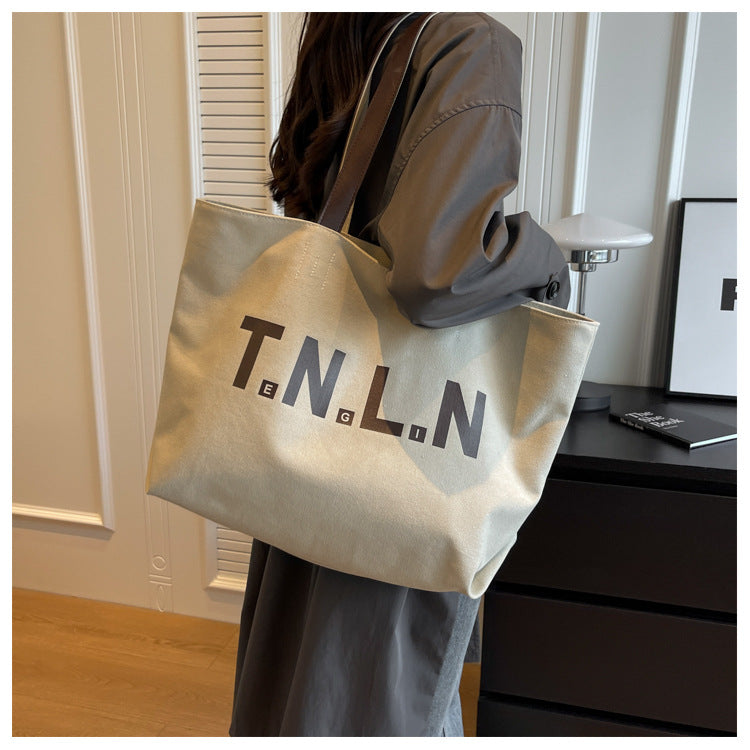 【2026年新作】レディース ビンテージ 大容量 トートバッグ | 韓国風 通勤 ハンドバッグ ショルダーバッグ ナイロン製 バックル留め