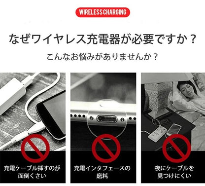すべてのスマホ対応ワイヤレス充電器楽チンチェアスタンドデスク横縦両用ドラマ鑑賞用拡声機能急速充電対応