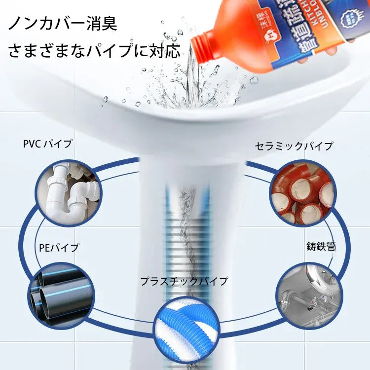 2025年ドイツ輸入の新製品】パイプクリーナー詰まり解消剤