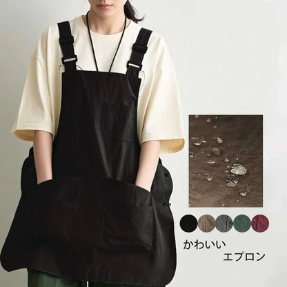 【２枚購入10％OFF】エプロン人気NO.1 男女兼用　カフェ　エプロン　前掛け　おしゃれ　人気　エプロン　前後２way　便利