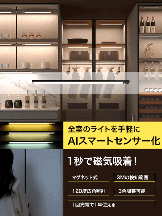 3色調光機能人感センサーライト