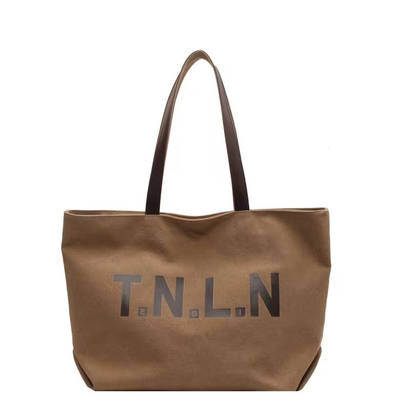 【2026年新作】レディース ビンテージ 大容量 トートバッグ | 韓国風 通勤 ハンドバッグ ショルダーバッグ ナイロン製 バックル留め