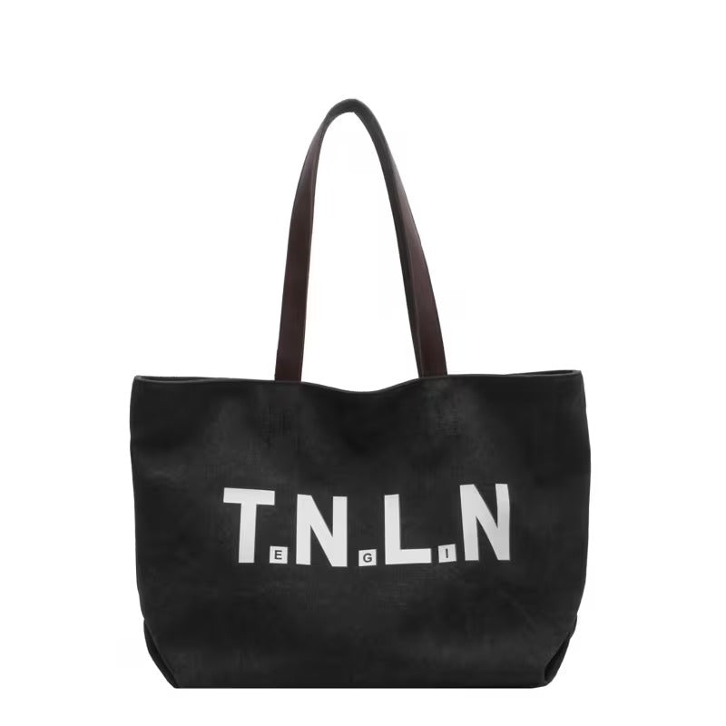 【2026年新作】レディース ビンテージ 大容量 トートバッグ | 韓国風 通勤 ハンドバッグ ショルダーバッグ ナイロン製 バックル留め