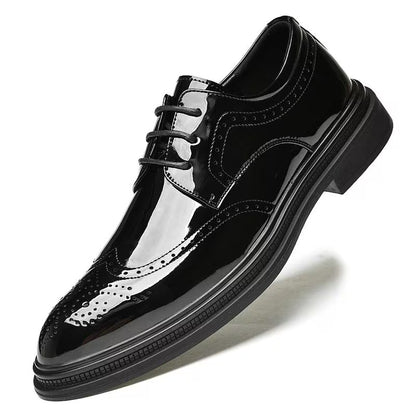 【メンズ】フォーマル レースアップ シューズ、スタイリッシュ カジュアル シューズ、ストリートウェアに最適。ラウンドトゥとソールが特徴。オールシーズン対応。ハイキング、アウトドアアクティビティ、普段使いに最適。