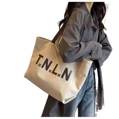 【2026年新作】レディース ビンテージ 大容量 トートバッグ | 韓国風 通勤 ハンドバッグ ショルダーバッグ ナイロン製 バックル留め