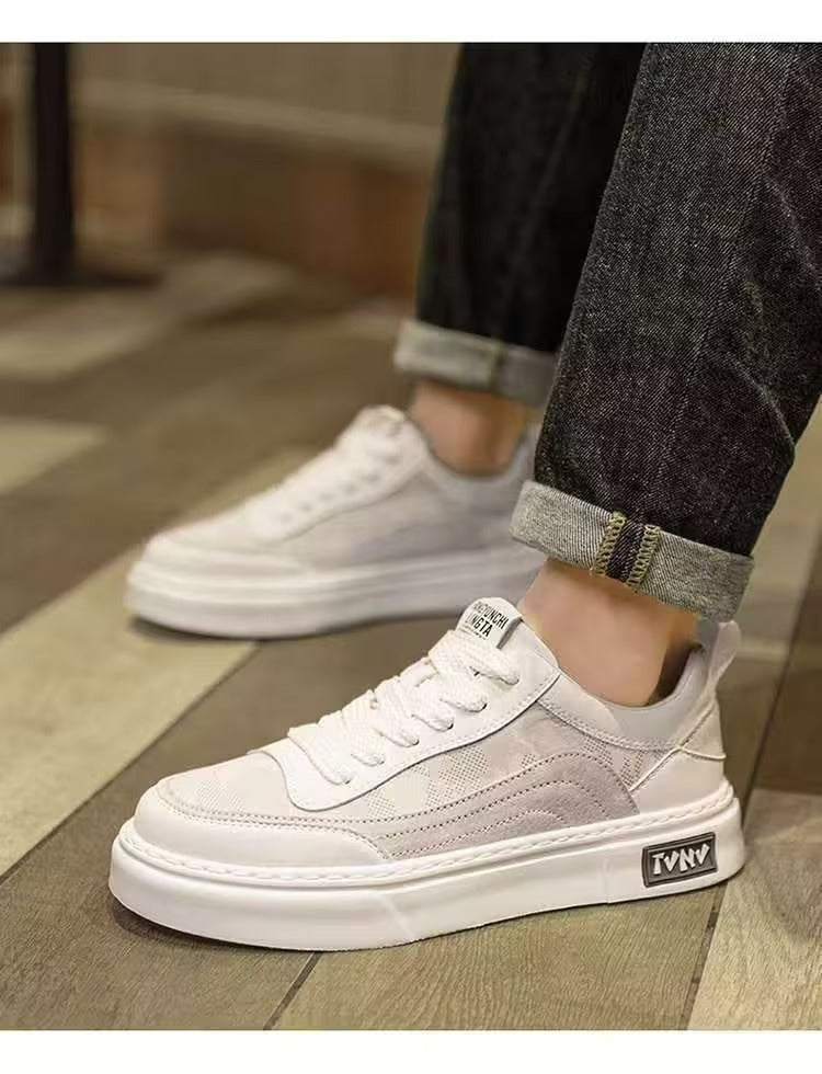 キャンバス メンズシューズ 秋用 通気性 防臭 ブラッククロスシューズ 人気迷彩スニーカー 滑り止め 身長アップ カジュアルスポーツ トレンドシューズ