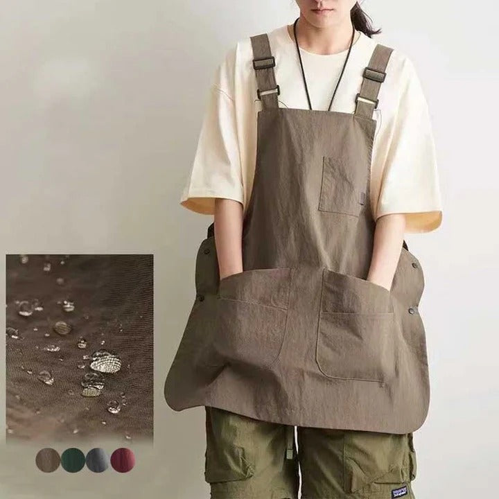 【２枚購入10％OFF】エプロン人気NO.1 男女兼用　カフェ　エプロン　前掛け　おしゃれ　人気　エプロン　前後２way　便利