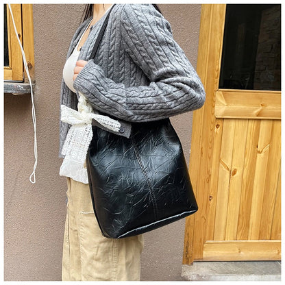 【2026年版】大容量 レース リボン テクスチャー 簡単 カジュアル 通勤 通学 下 arm バケット ハンドバッグ ショルダーバッグ レディース | 布製, ミックスカラー, フタ付き