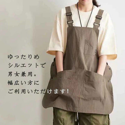 【２枚購入10％OFF】エプロン人気NO.1 男女兼用　カフェ　エプロン　前掛け　おしゃれ　人気　エプロン　前後２way　便利