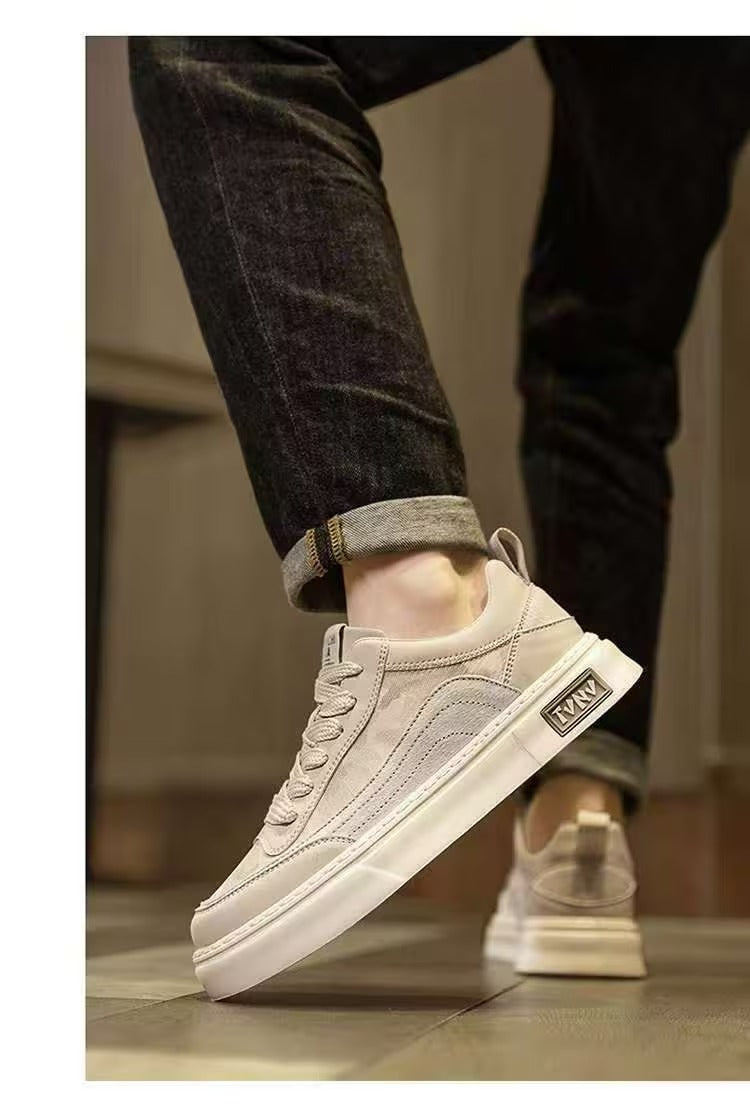 キャンバス メンズシューズ 秋用 通気性 防臭 ブラッククロスシューズ 人気迷彩スニーカー 滑り止め 身長アップ カジュアルスポーツ トレンドシューズ