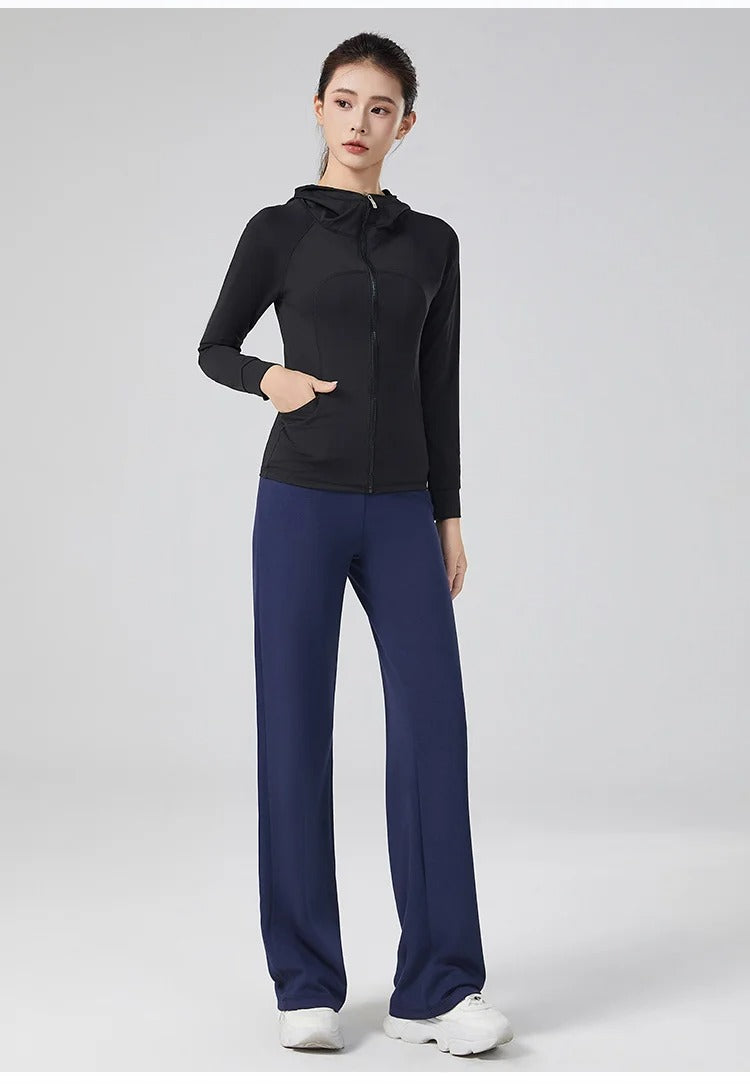 【神パンツ降臨】ハイウエスト美脚ストレートパンツ、履いた瞬間、－5kg見え！