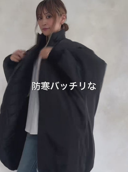 スタンドカラーダウンジャケット