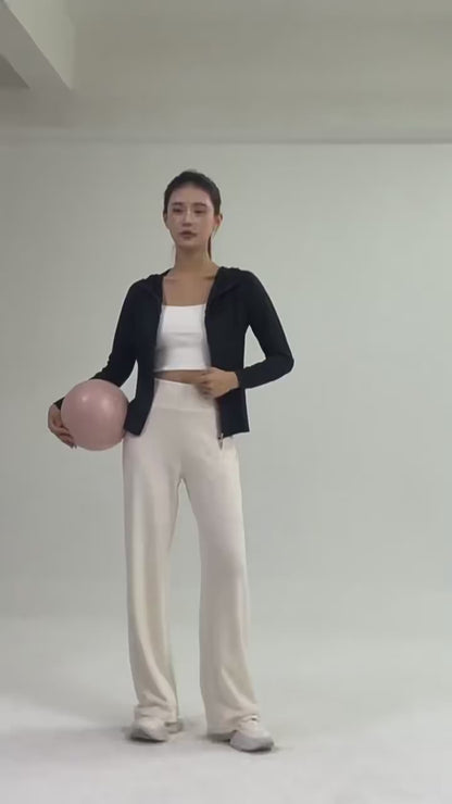 【神パンツ降臨】ハイウエスト美脚ストレートパンツ、履いた瞬間、－5kg見え！